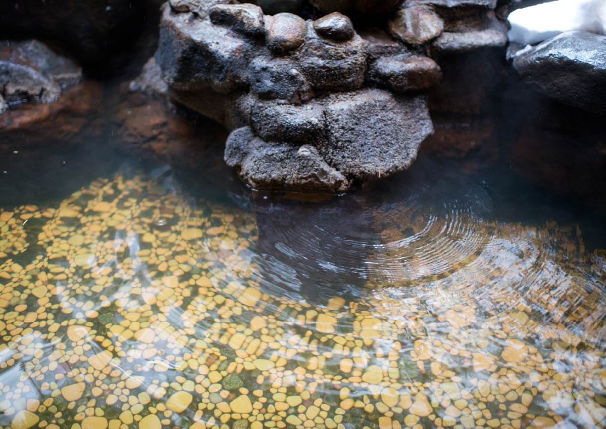 内庭足湯露天風呂石割の湯